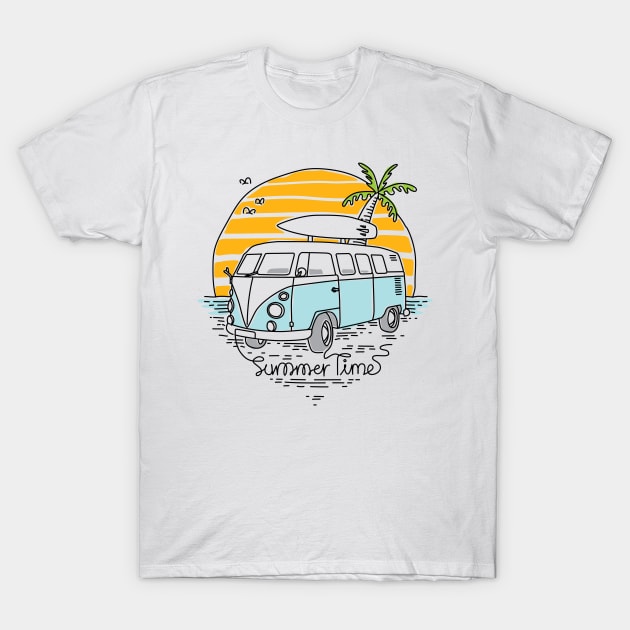 Summer Time T-Shirt by quilimo